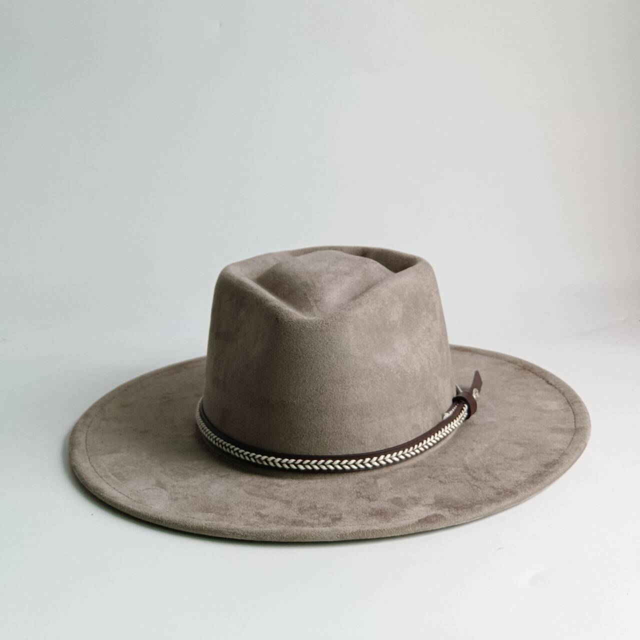 Fedora Hat Wool - قبعة فيدورا غربية عتيقة الطراز للجنسين،