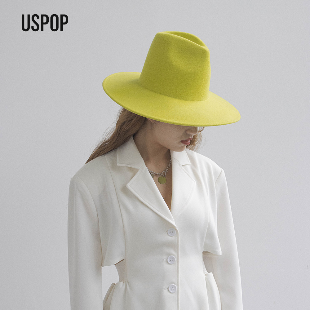 USPOP الخريف الشتاء أزياء عادي - مراجعة Fedora Hat Wool وسعره