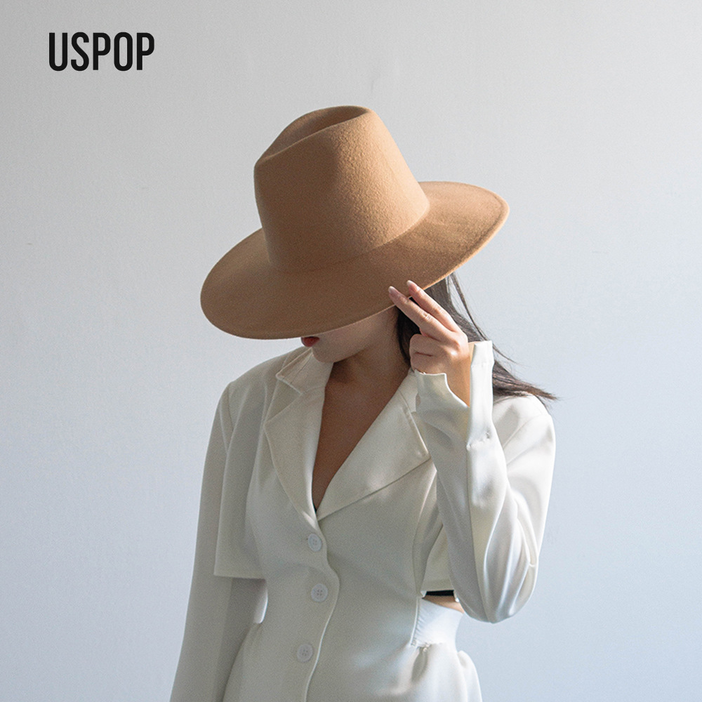 USPOP الخريف الشتاء أزياء عادي - مراجعة Fedora Hat Wool وسعره