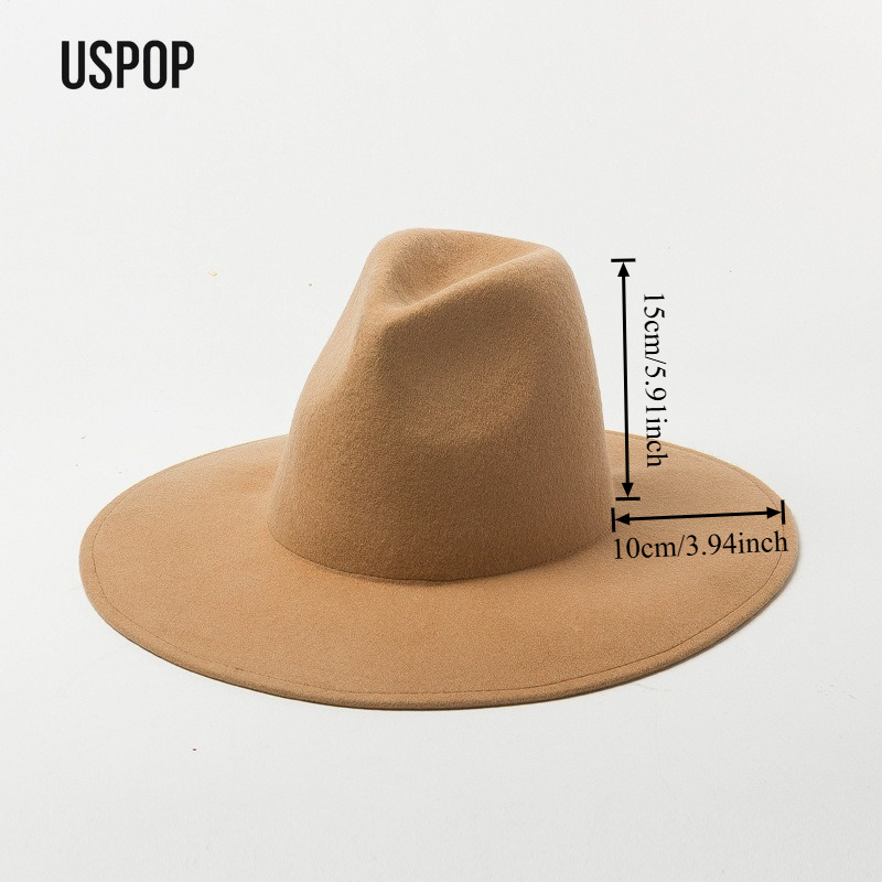 USPOP الخريف الشتاء أزياء عادي - مراجعة Fedora Hat Wool وسعره