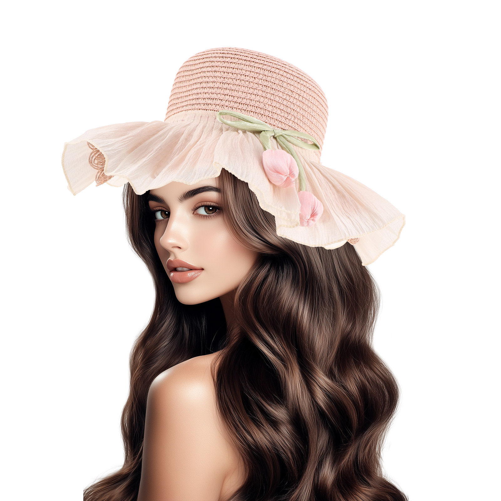 قبعة شمسية صيفية للبنات مصنوعة - مراجعة Sun Hat Wide Brim وسعره