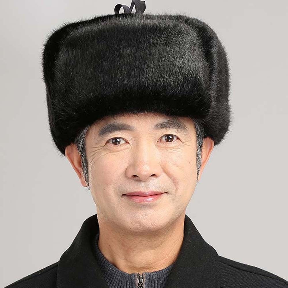 قبعة شتوية رجالية من فرو المنك - مراجعة Trapper Hat Ear Flap وسعره
