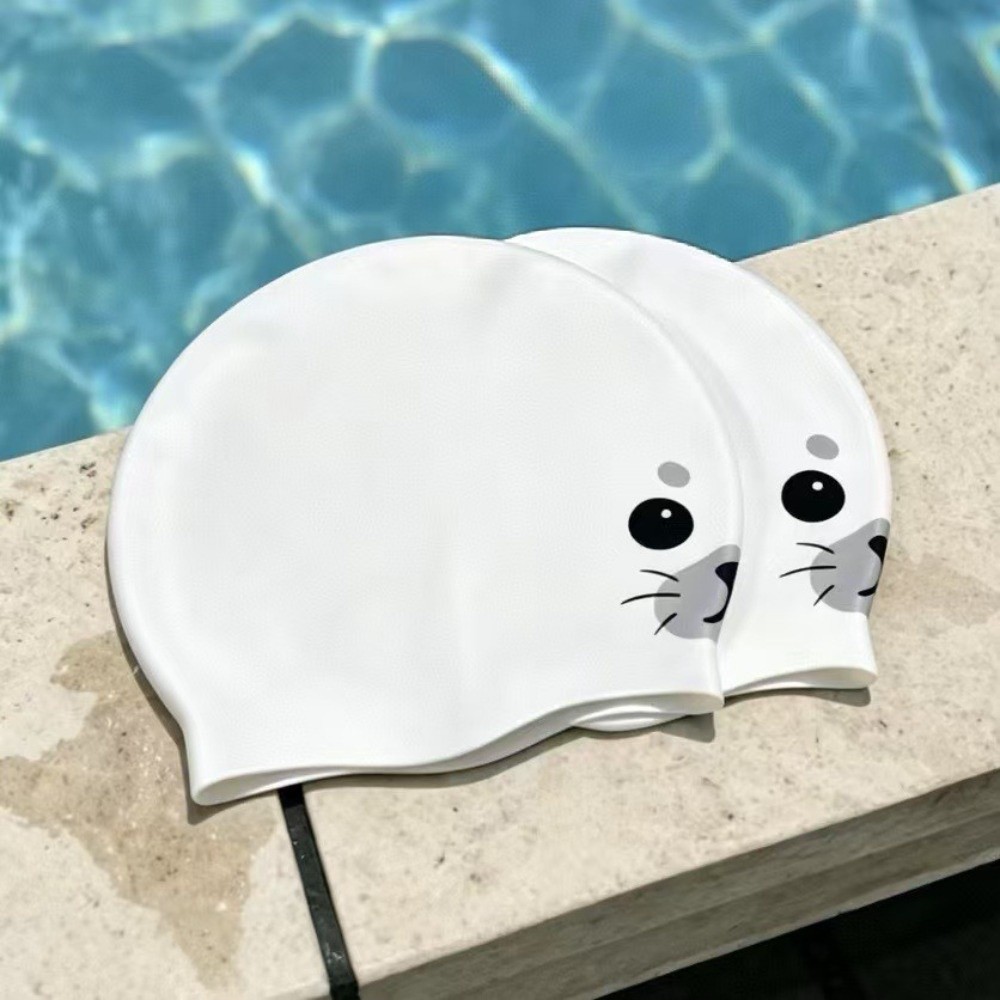قبعة سباحة لطيفة مقاومة للماء  - مراجعة Swim Hat Silicone وسعره