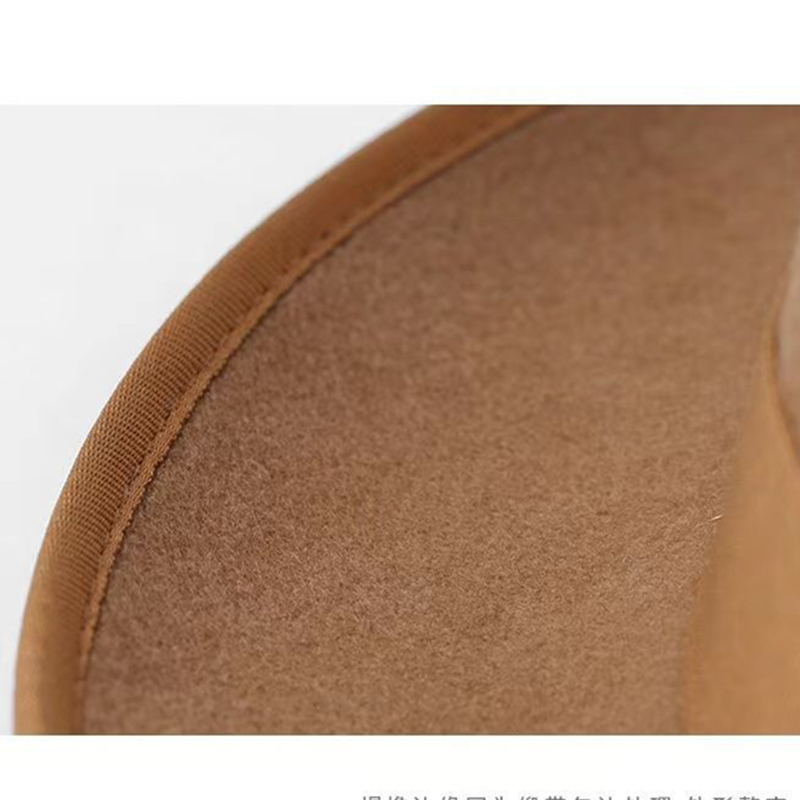 أسود فيدورا قبعة للجنسين واسعة - مراجعة Fedora Hat Wool وسعره